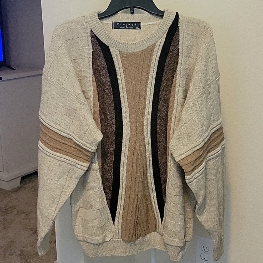 PROTEGE VINTAGE COOGI STYLE GRANDPA SWEATER XL